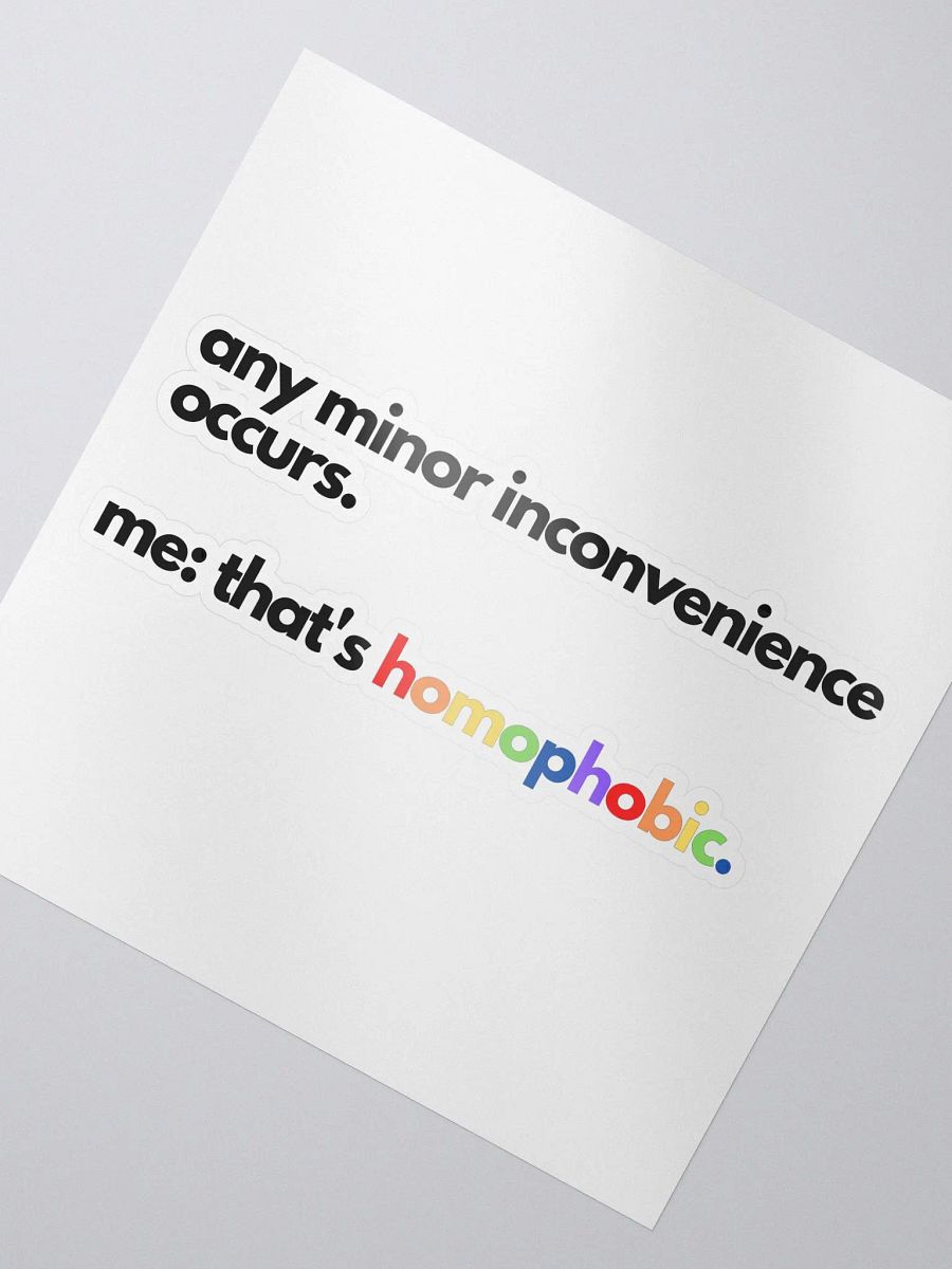 minor inconvenience sticker product image (2)