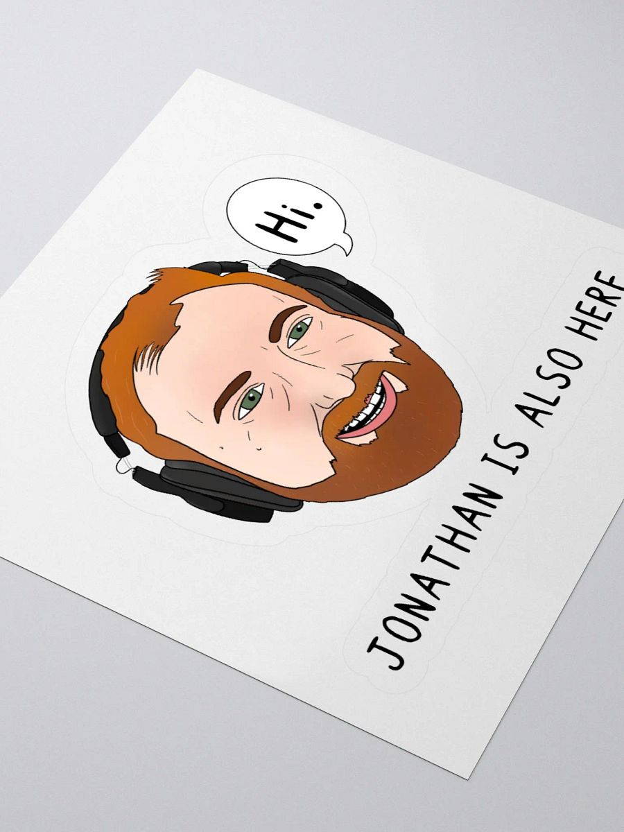 "Jonathan Is Also Here" stickers product image (9)