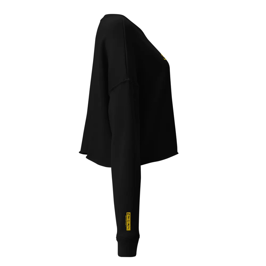 Hiragana! Nezuyaki Fleece Crop Top (Yellow) product image (3)