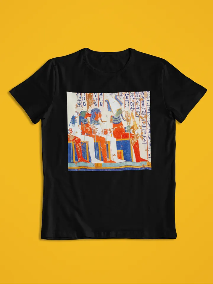 Osiris and the Four Sons of Horus Ancient Egypt Art Unisex T-Shirt product image (1)