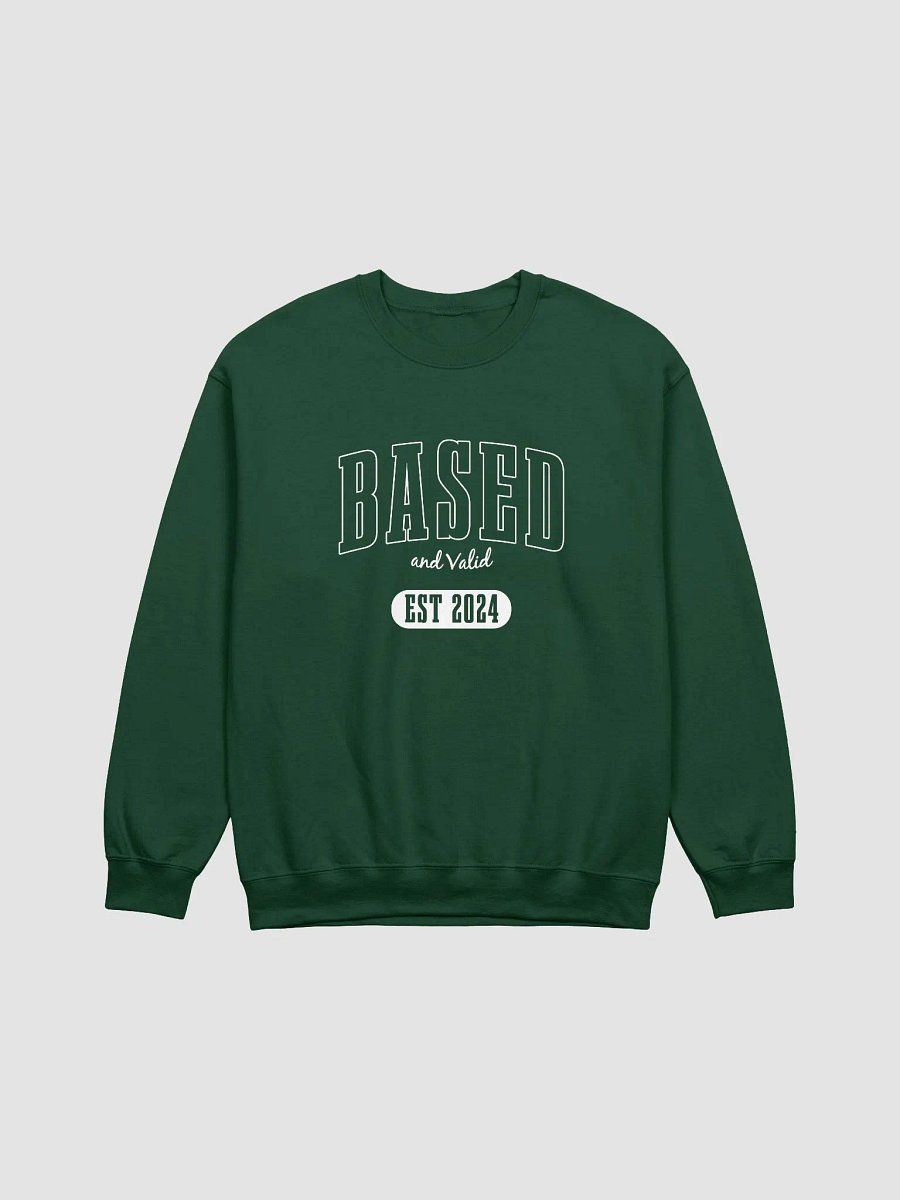 Based and Valid Sweater - Forrest Green product image (1)