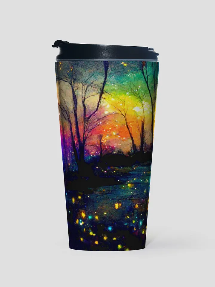 Surreal Sunset Silhouette Travel Mug product image (1)