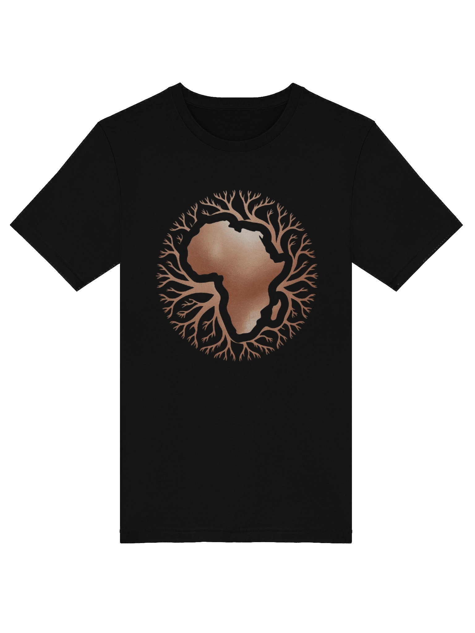 Africa of Map Tree Root Art Print Supersoft T-shirt product image (5)