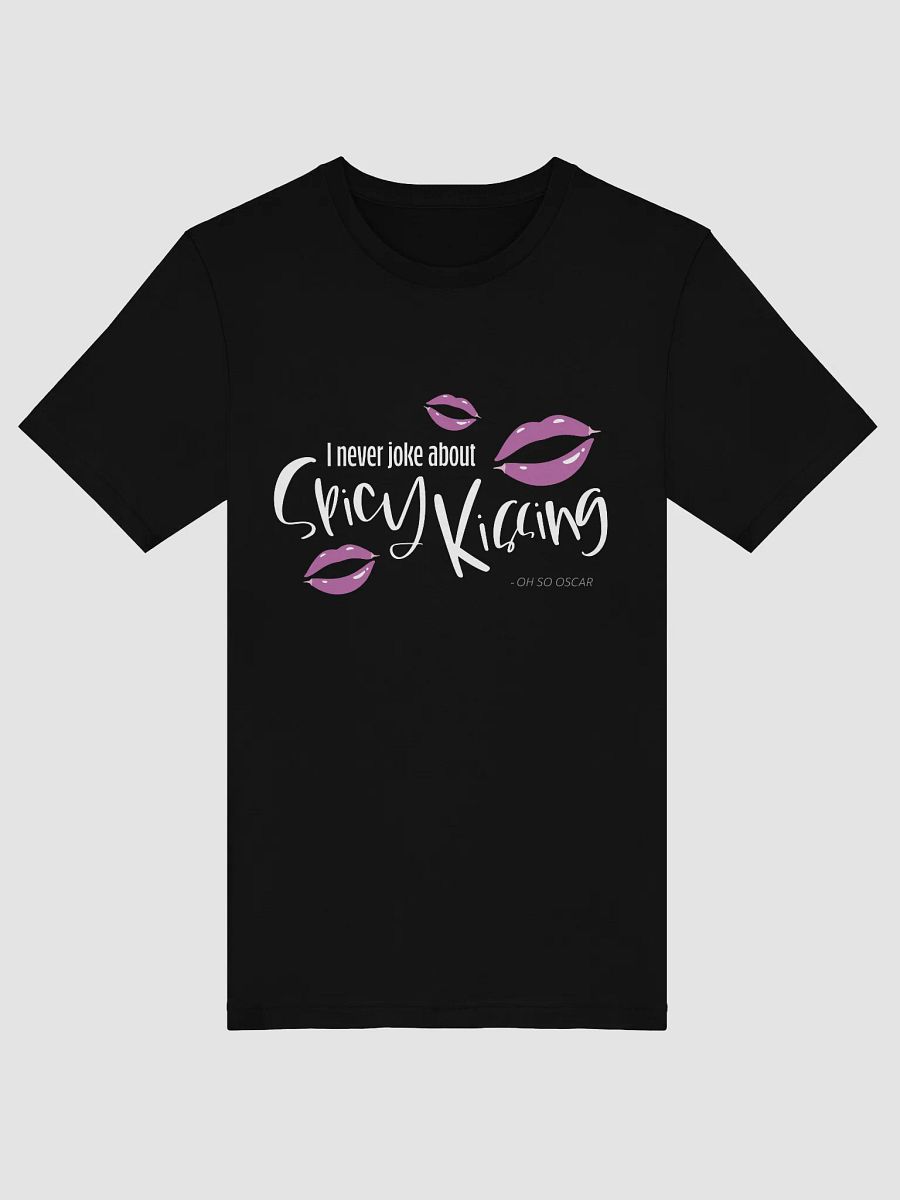 I Never Joke About Spicy Kissing Short Sleeved T-Shirt (Dark Colours) product image (5)