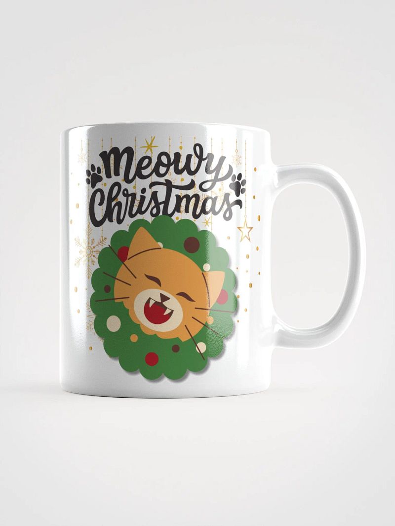 Meowy Christmas Cat Mug