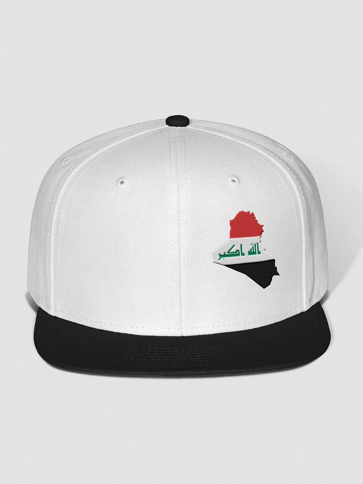 Iraq Map Wool Blend Snapback Cap product image (2)