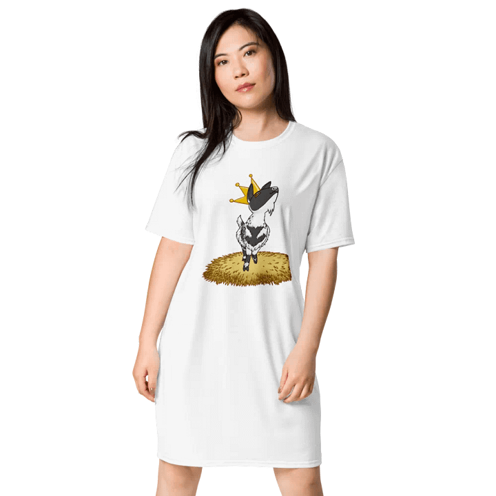 King Jeremy goat - Tee-shirt dress product image (2)