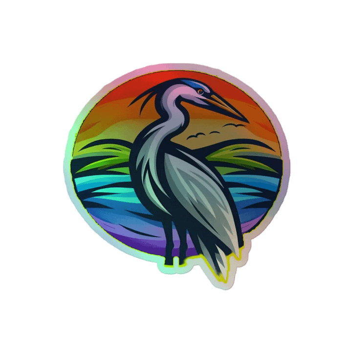 Heron Haven Holographic Sticker Set product image (2)