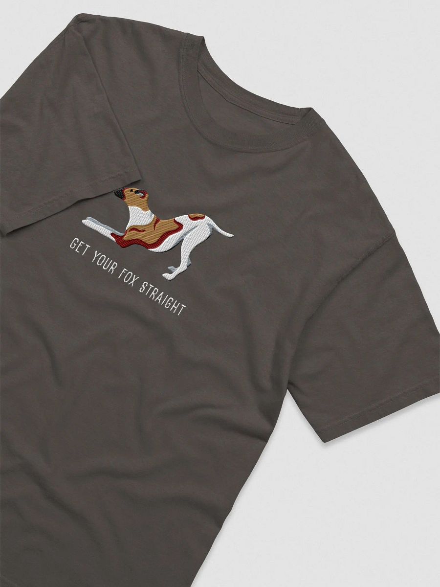 Get Your Fox Straight T-Shirt(Embroidered) of a Smooth Fox Terrier(Brown) product image (6)