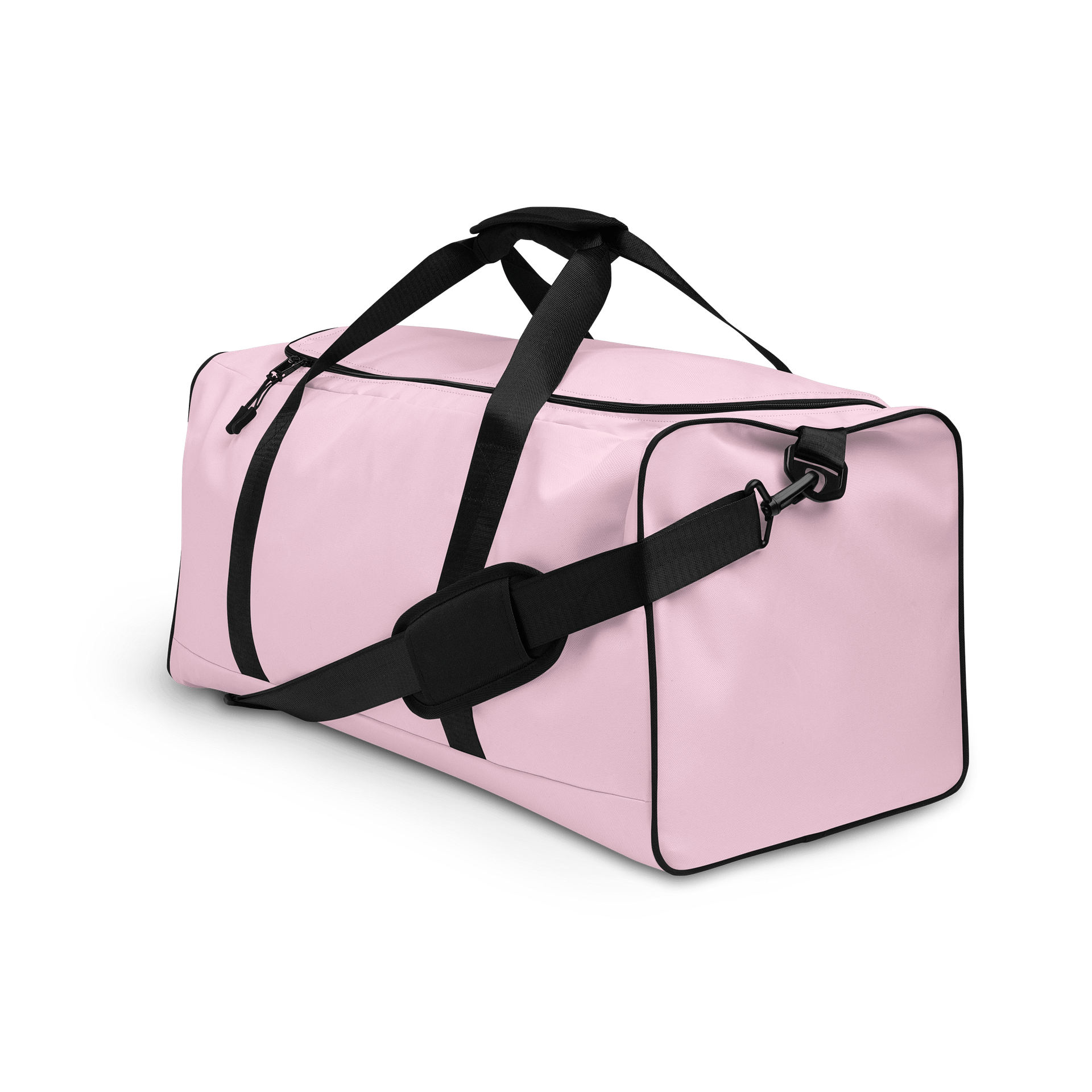 Baby Pink Solid Color Duffel Bag product image (3)