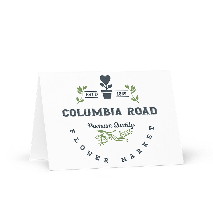 Columbia Road Market Logo Greeting Card product image (1)