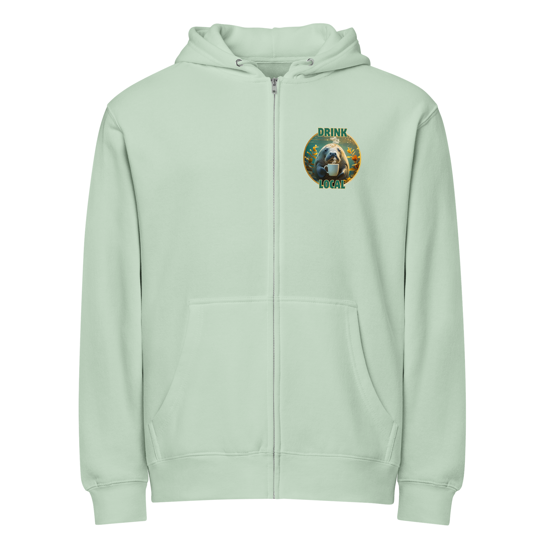 Drink Local (Coffee) Full Zip Hoodie product image (1)