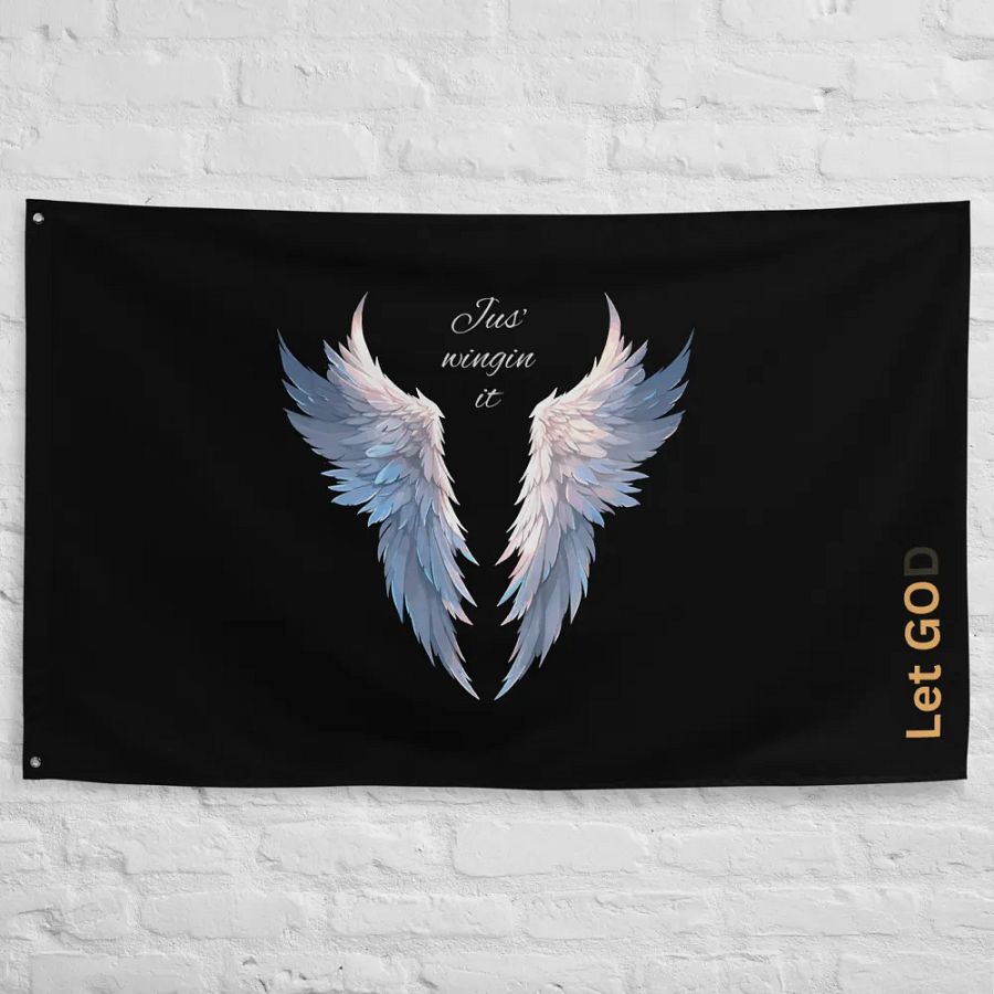 Divine Wings All-Over Print Flag product image (10)