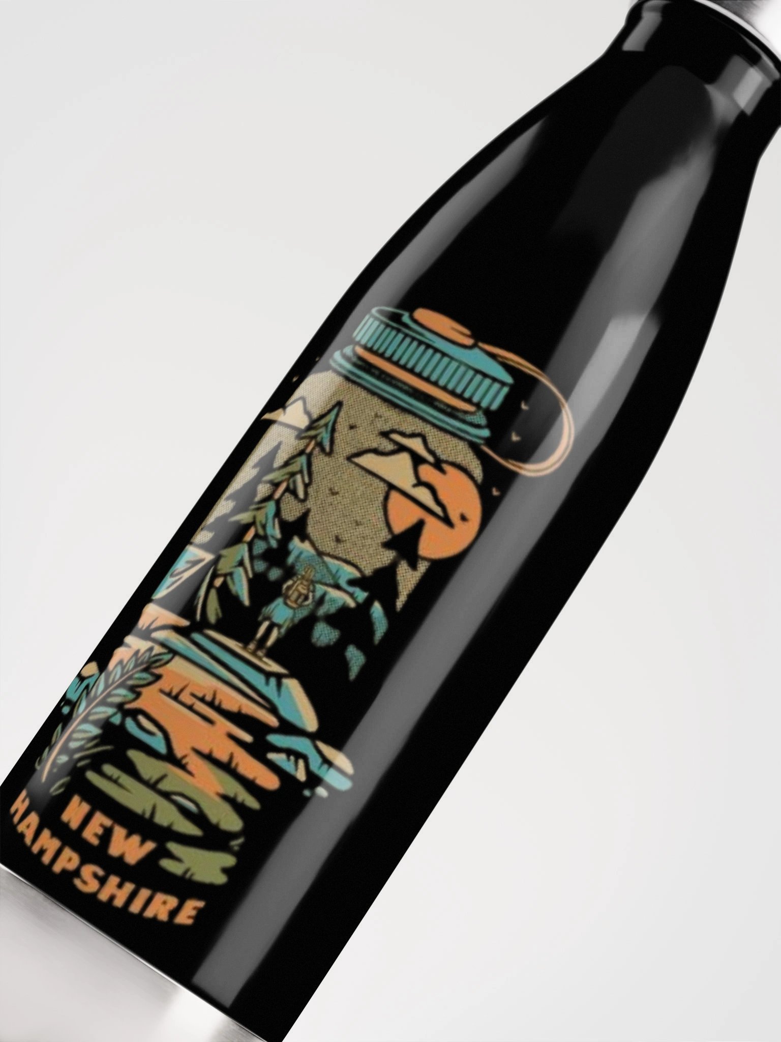 New Hampshire Adventure Stainless Steel Water Bottle product image (5)