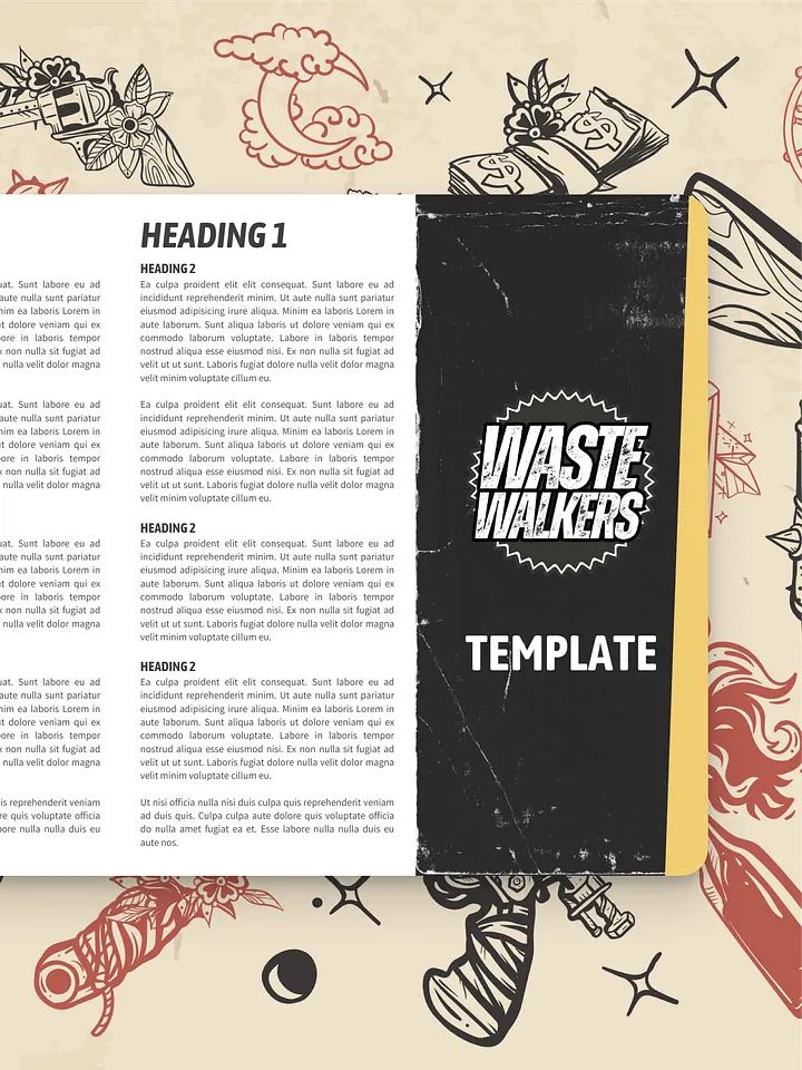 Wastewalkers Trifold Canva Template product image (1)