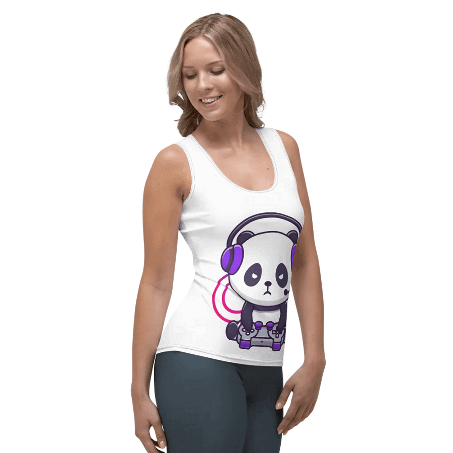 Womens Roro Panda Tank Top product image (6)