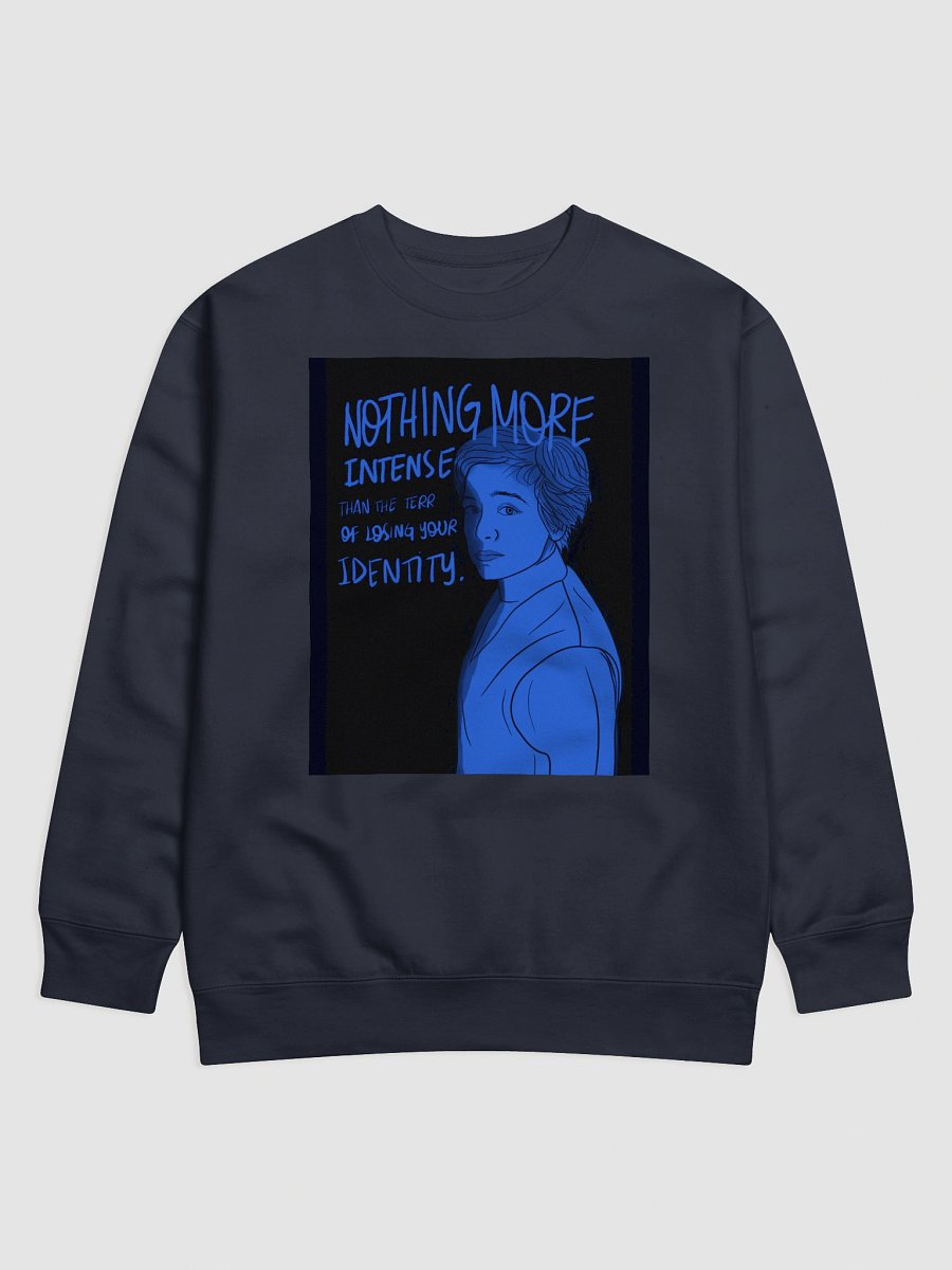 Identity Crisis Blue Illustration Premium Sweatshirt product image (4)