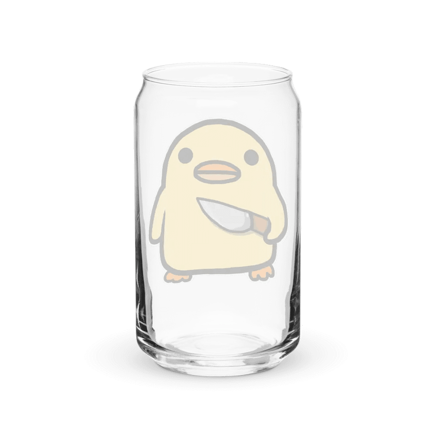 Stabby Duck Can-Shaped Glass product image (8)