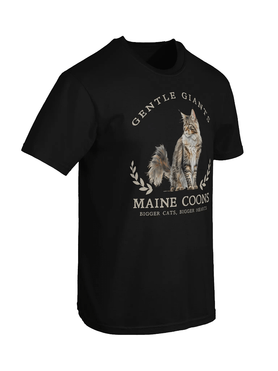 Gentle Giants Maine Coon Shirt - Relaxed Fit Heavyweight Unisex Cotton T-Shirt product image (2)