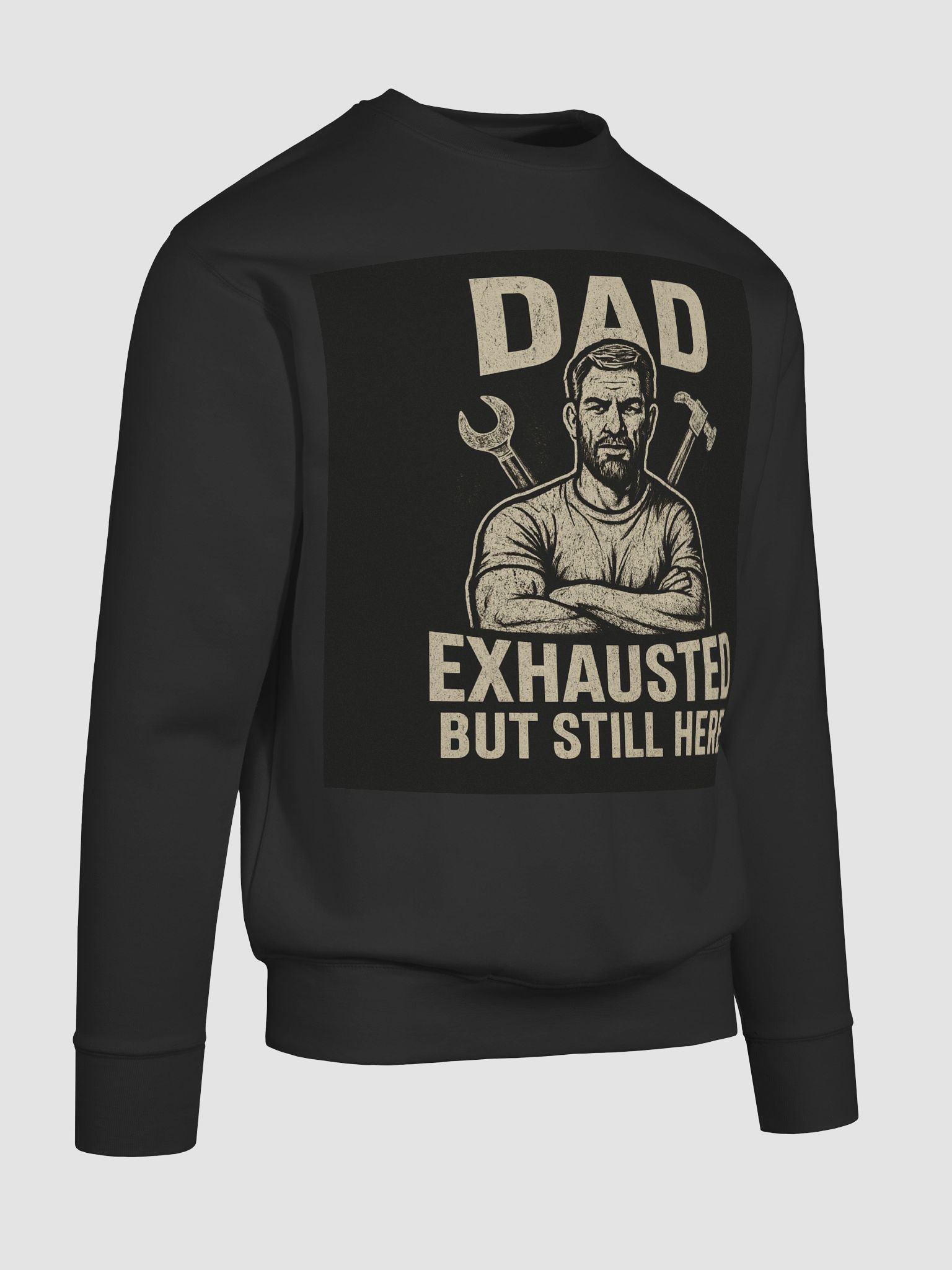Dad's Exhausted Warrior Sweatshirt product image (10)