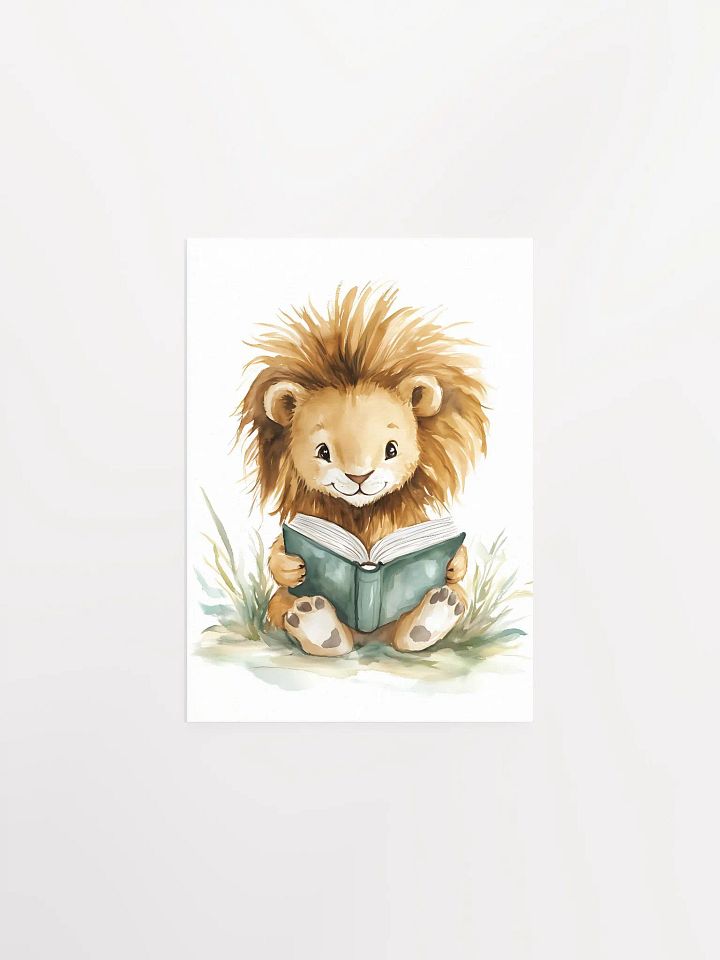 Lion's Literary Haven Poster product image (3)