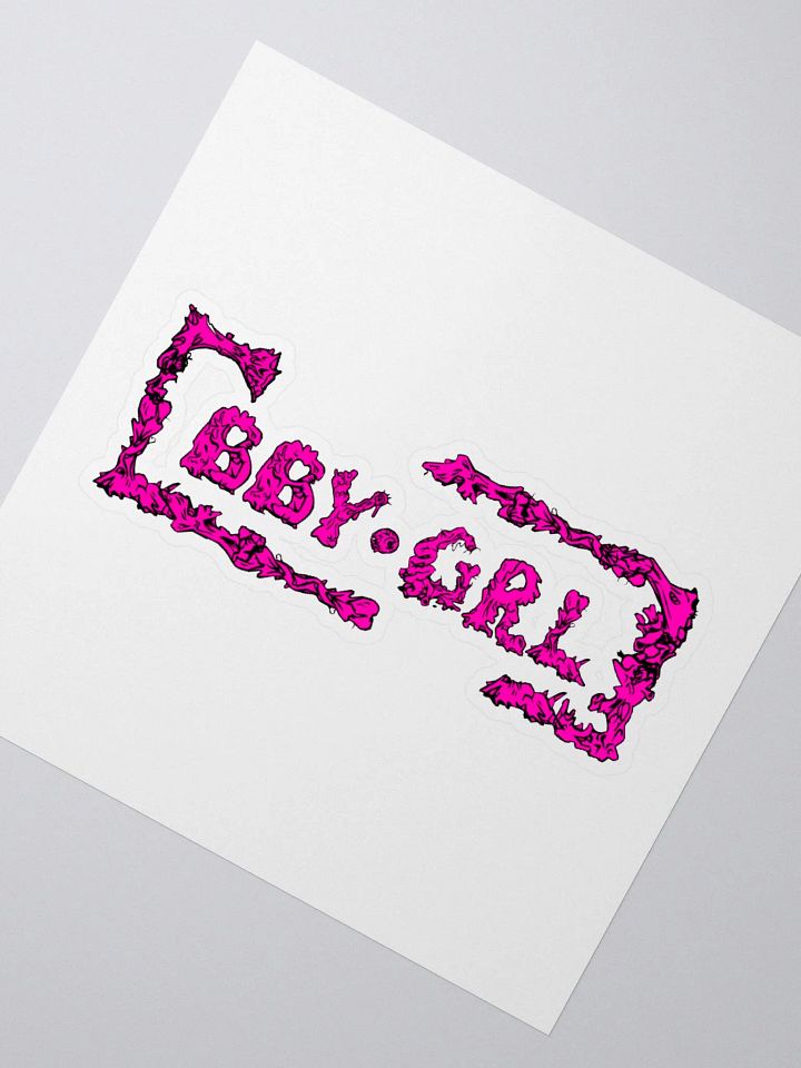 BBY GRL sticker product image (2)