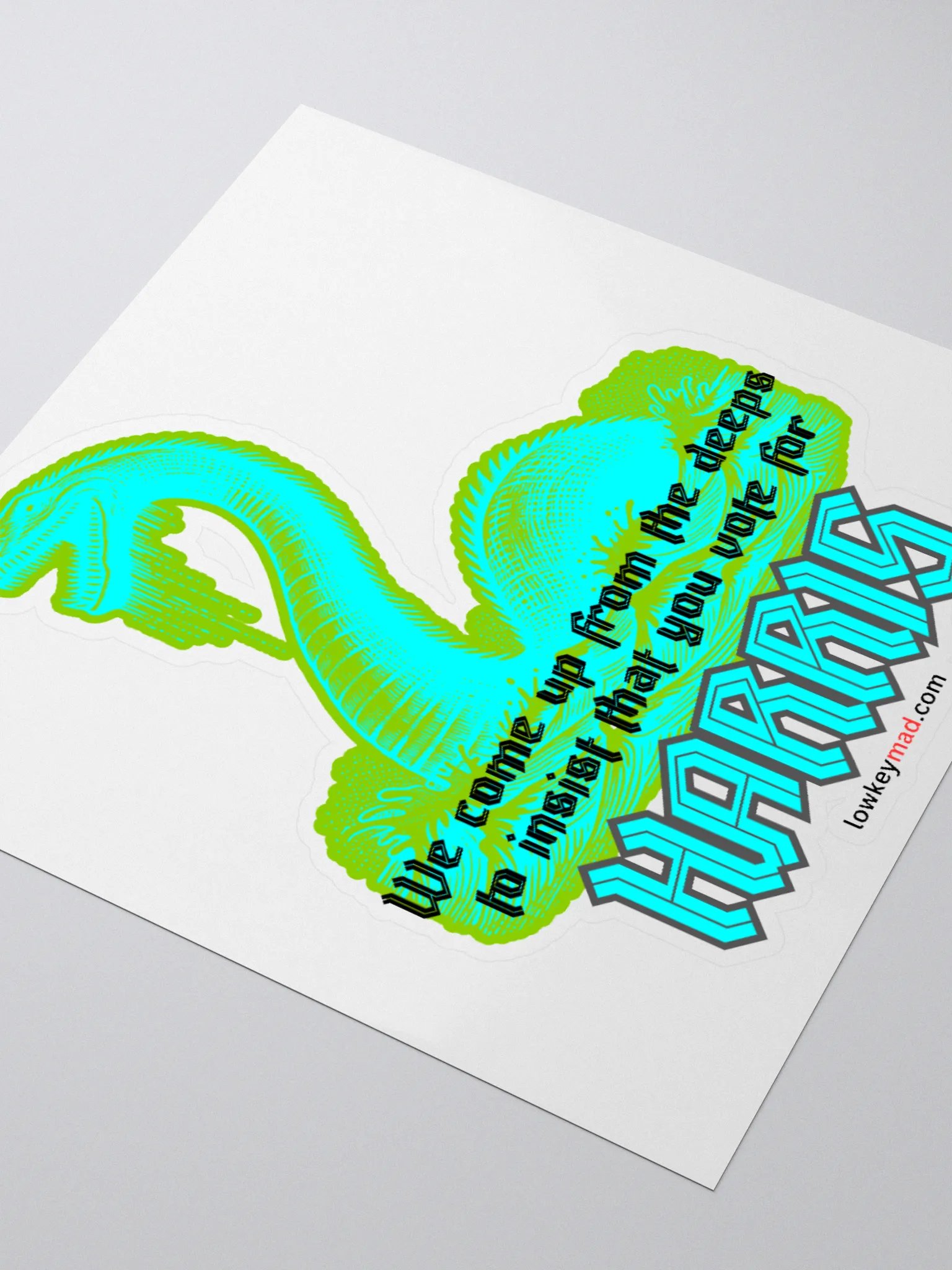 Loch Ness Monster for Harris Sticker product image (6)