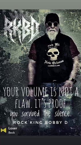 Some people call it loud.
I call it living.
If you had to claw your way back from quiet,
you earn the right to make noise.
Tu...