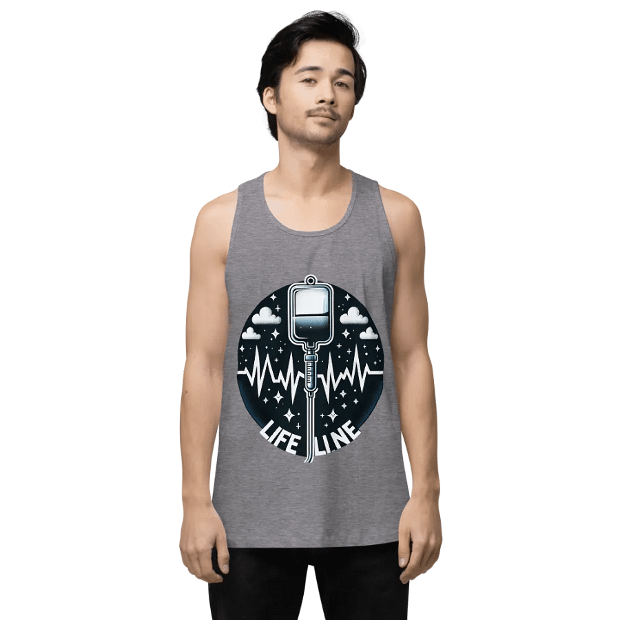Lifeline EKG Men's Tank Top product image (5)