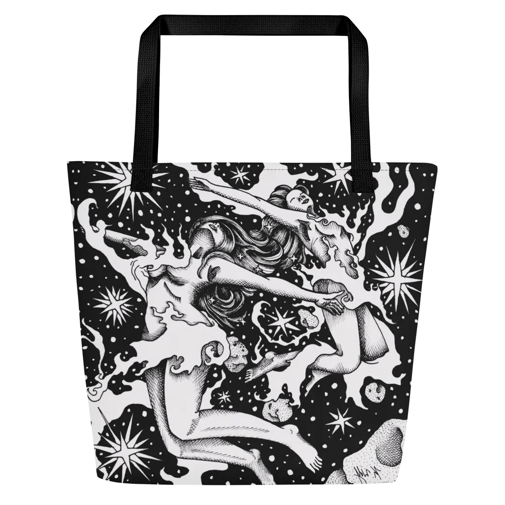 Gemini Zodiac All Over Print Tote Bag product image (3)
