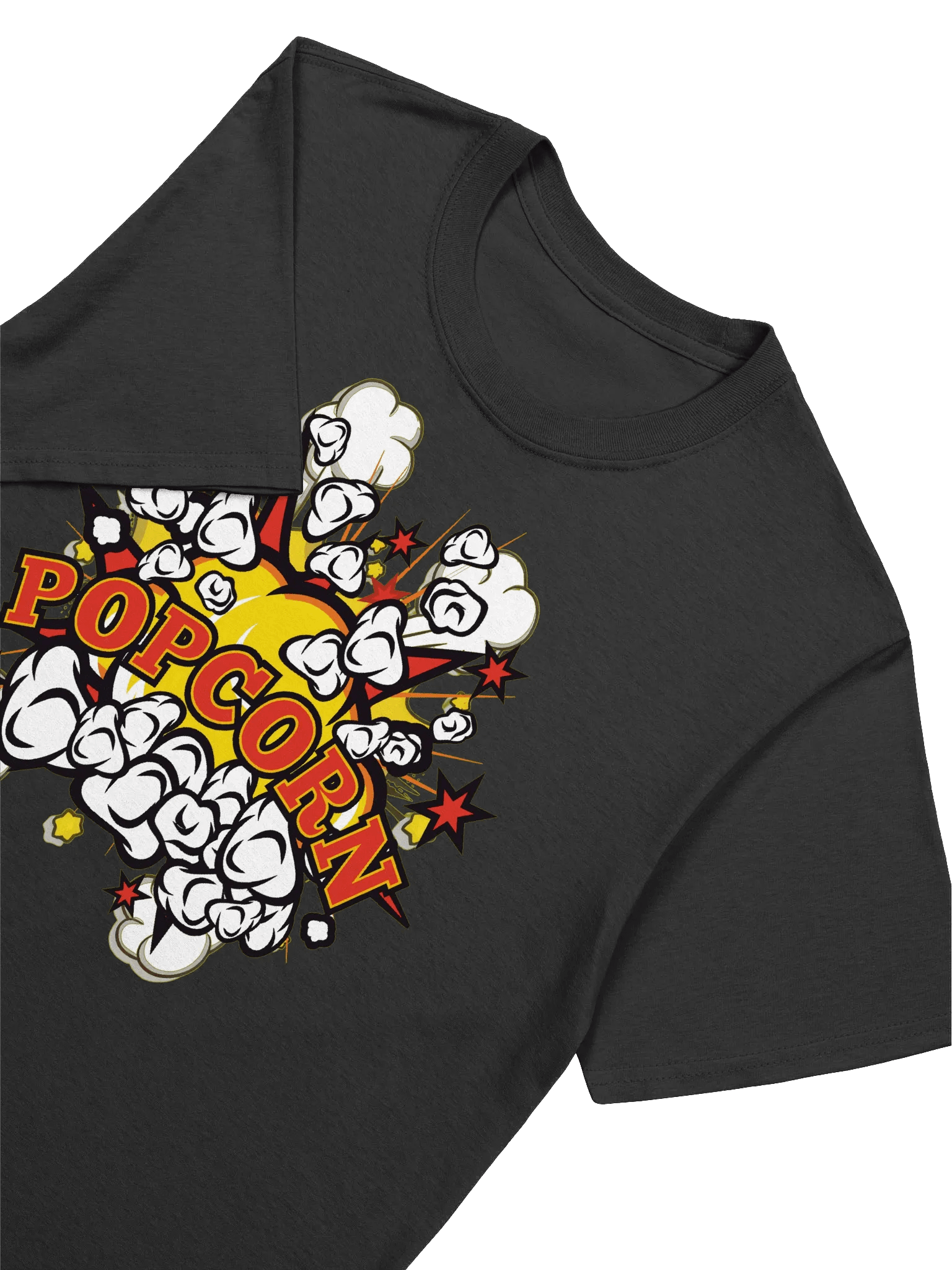 Food Lover-Popcorn Explosion - Comic Book Style Graphic T-Shirt product image (20)