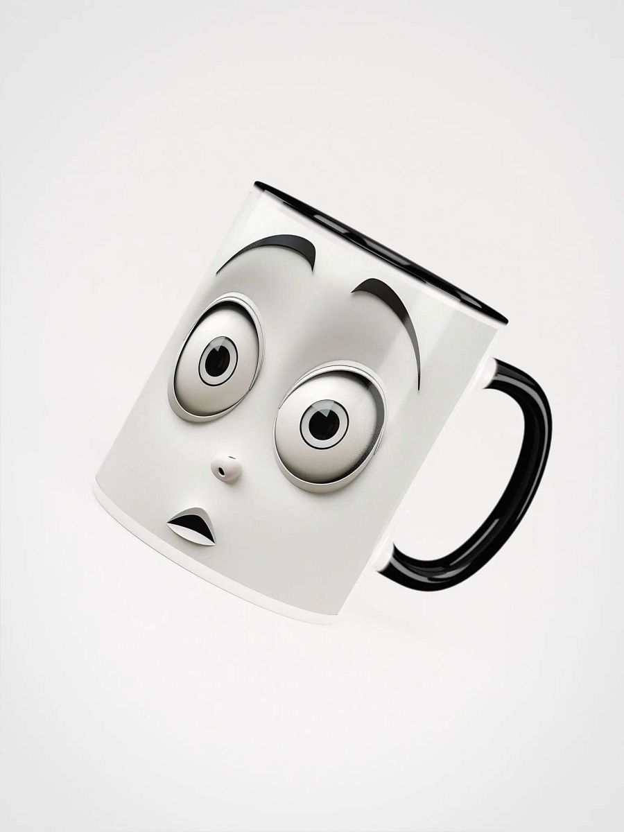 Whimsical Cartoon Face Ceramic Mug product image (8)