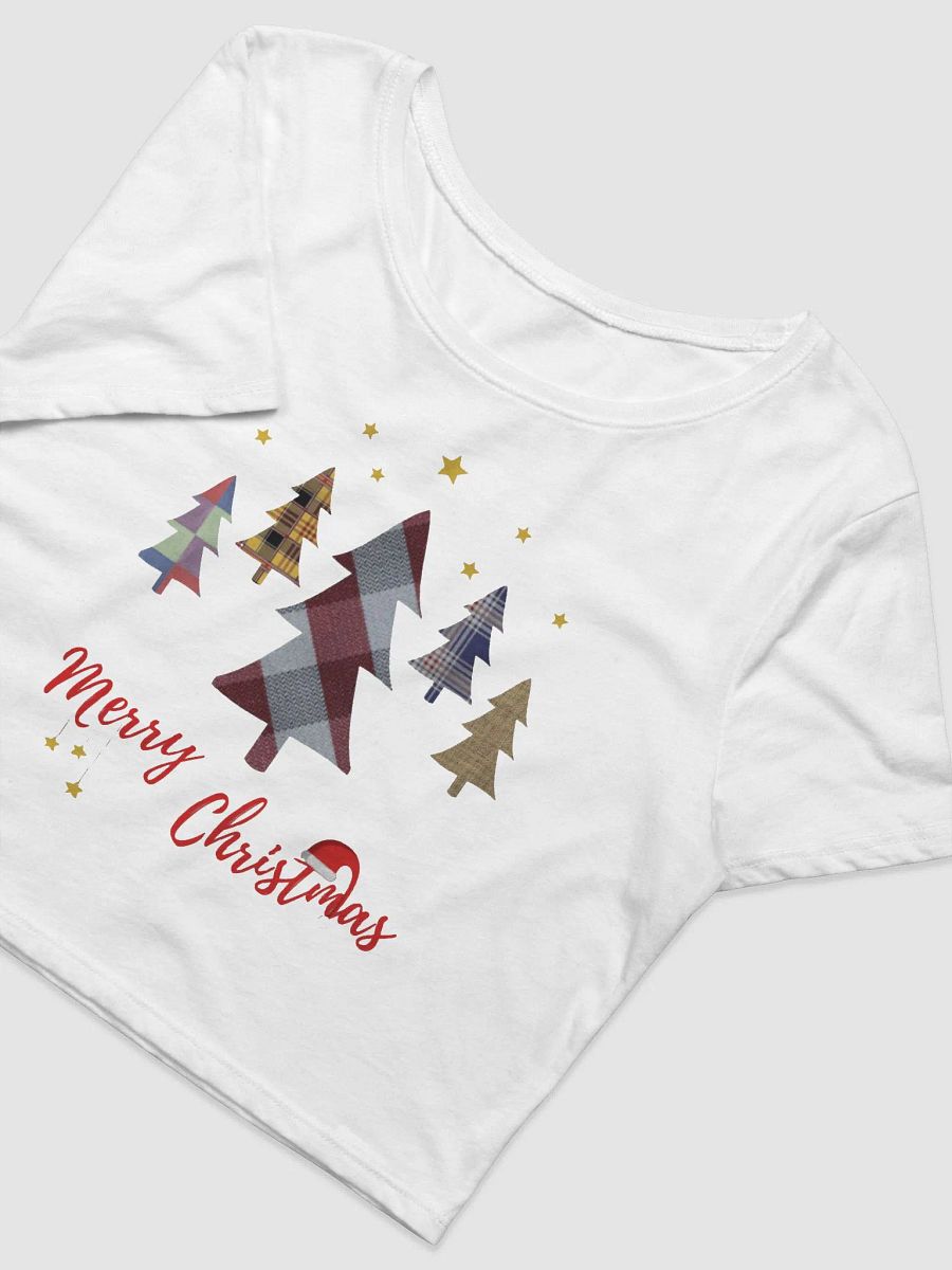 Happy Holidays in Christmas Women's Crop Baby Tee product image (3)
