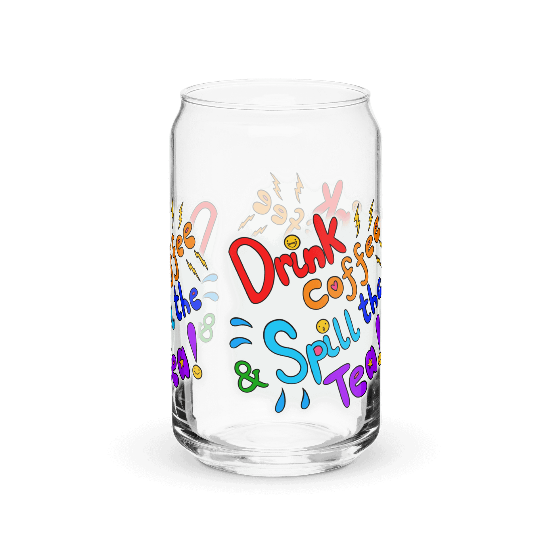 Drink coffee& spill the tea! (Colourful) product image (7)