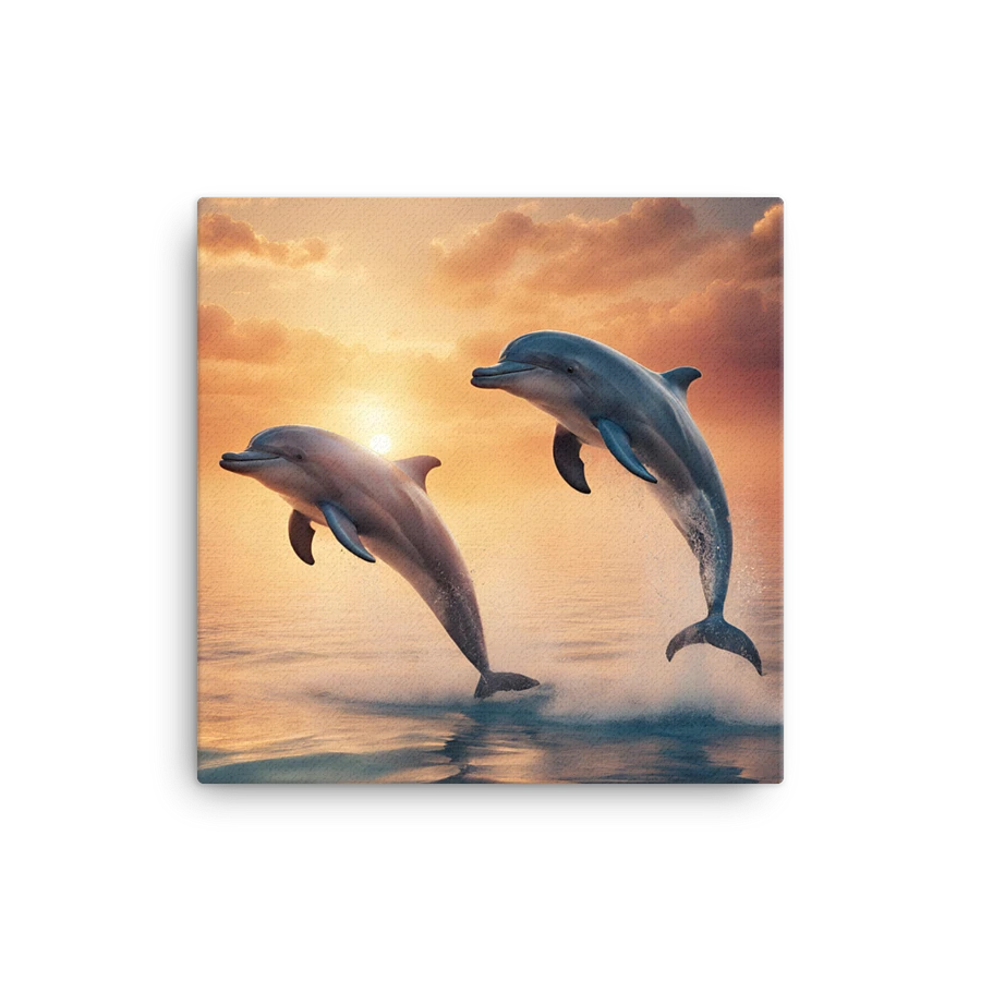 Dolphins Leaping From The Sea Wall Art product image (1)