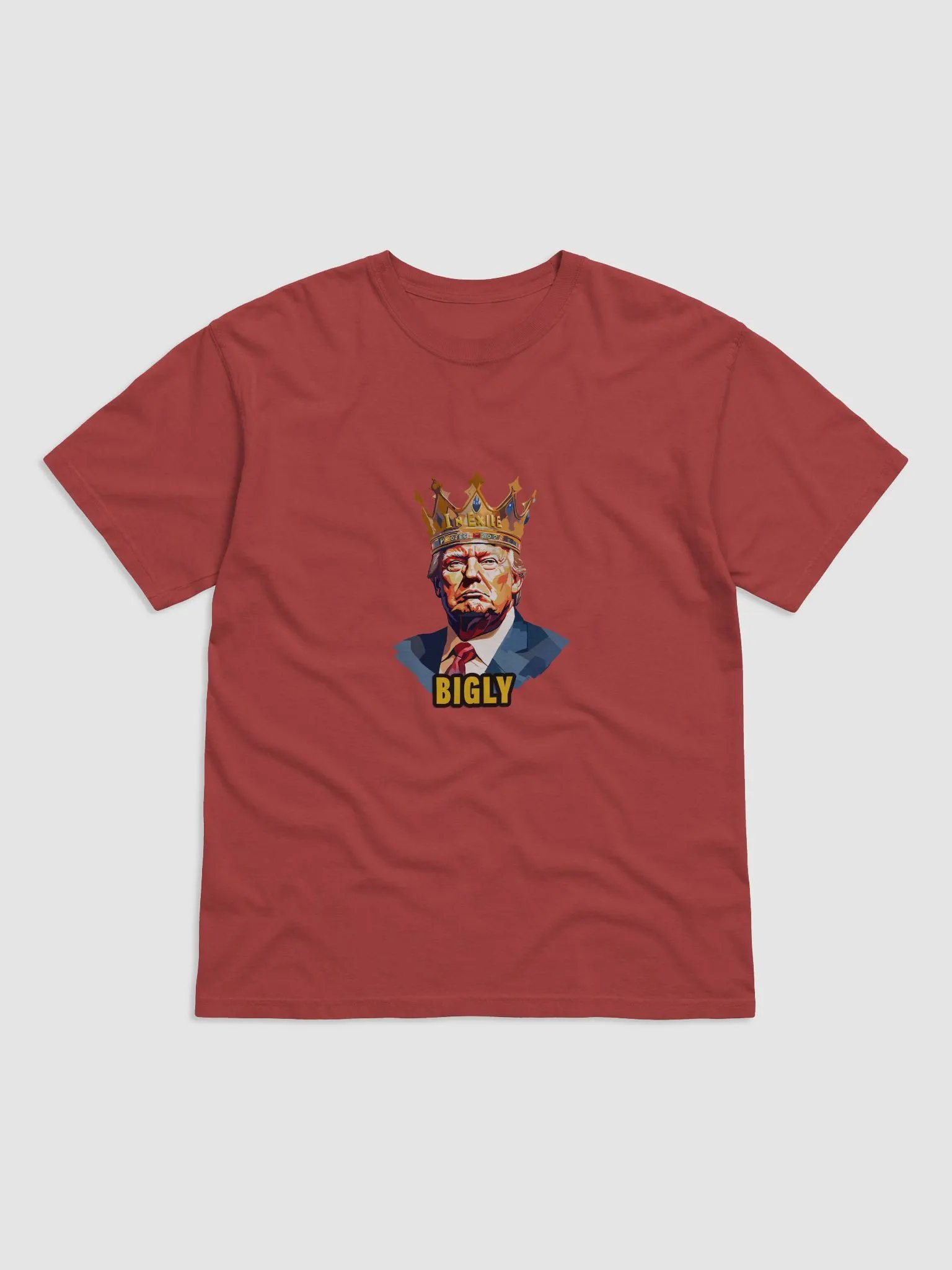 Bigly In Exile King Trump 2028 Tee product image (1)