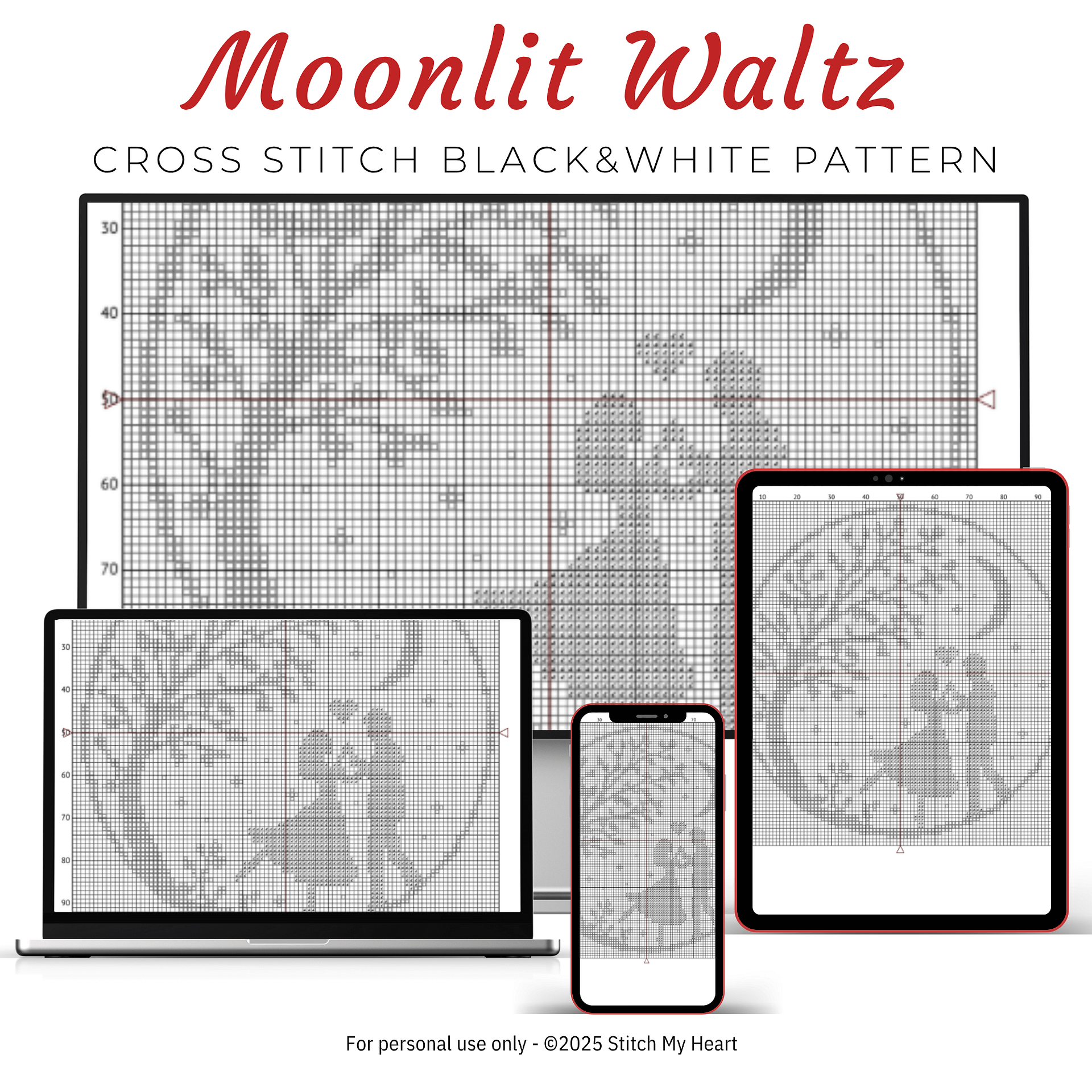 Moonlit Waltz Cross Stitch Pattern product image (4)