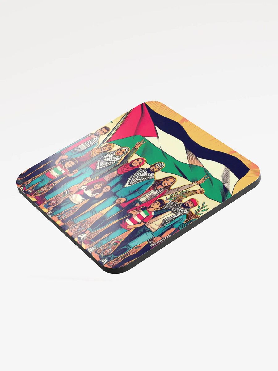 Unity & Diversity Cork Coaster | free palestina product image (3)