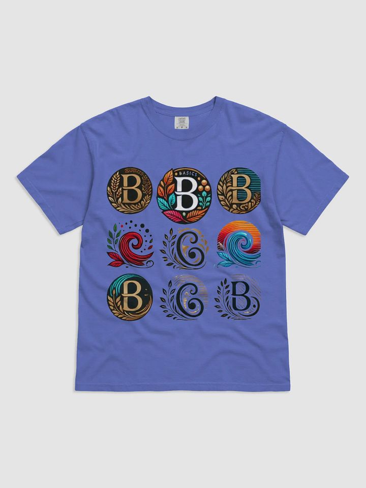 Floral B & C Circle Design T-Shirt product image (1)