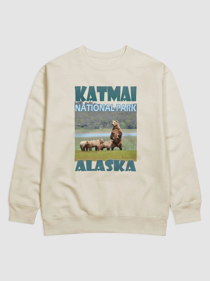 Katmai National Park Alaska Bear Poster Sweatshirt product image (6)