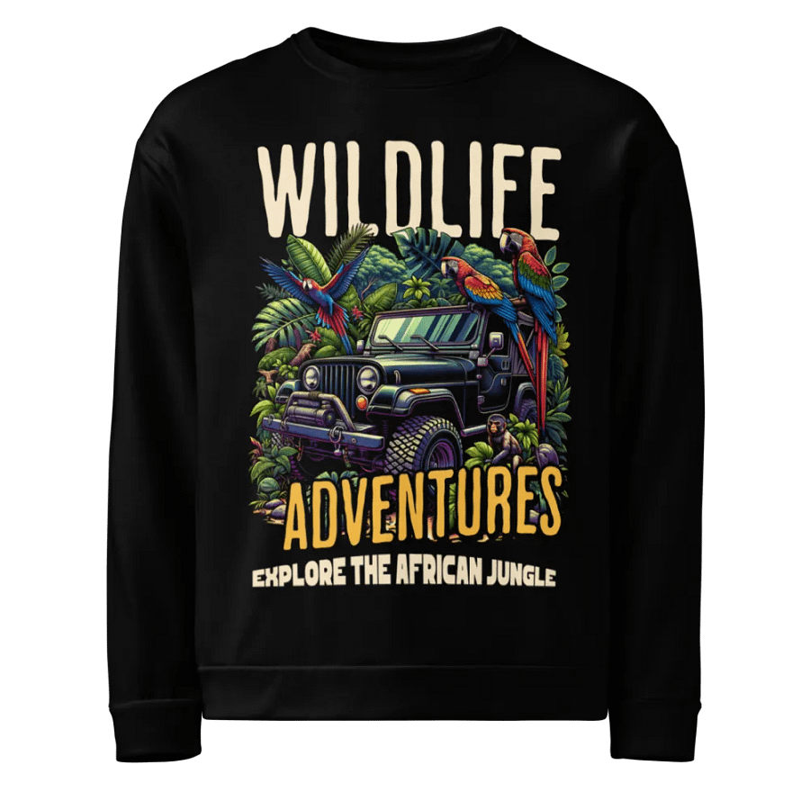 Wildlife Jungle Adventure All-Over Print Sweatshirt product image (1)