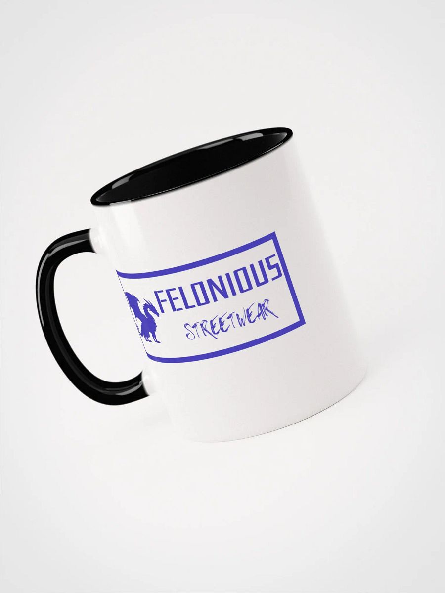 Felonious Streetwear Dragon Blue Logo Ceramic Mug product image (30)