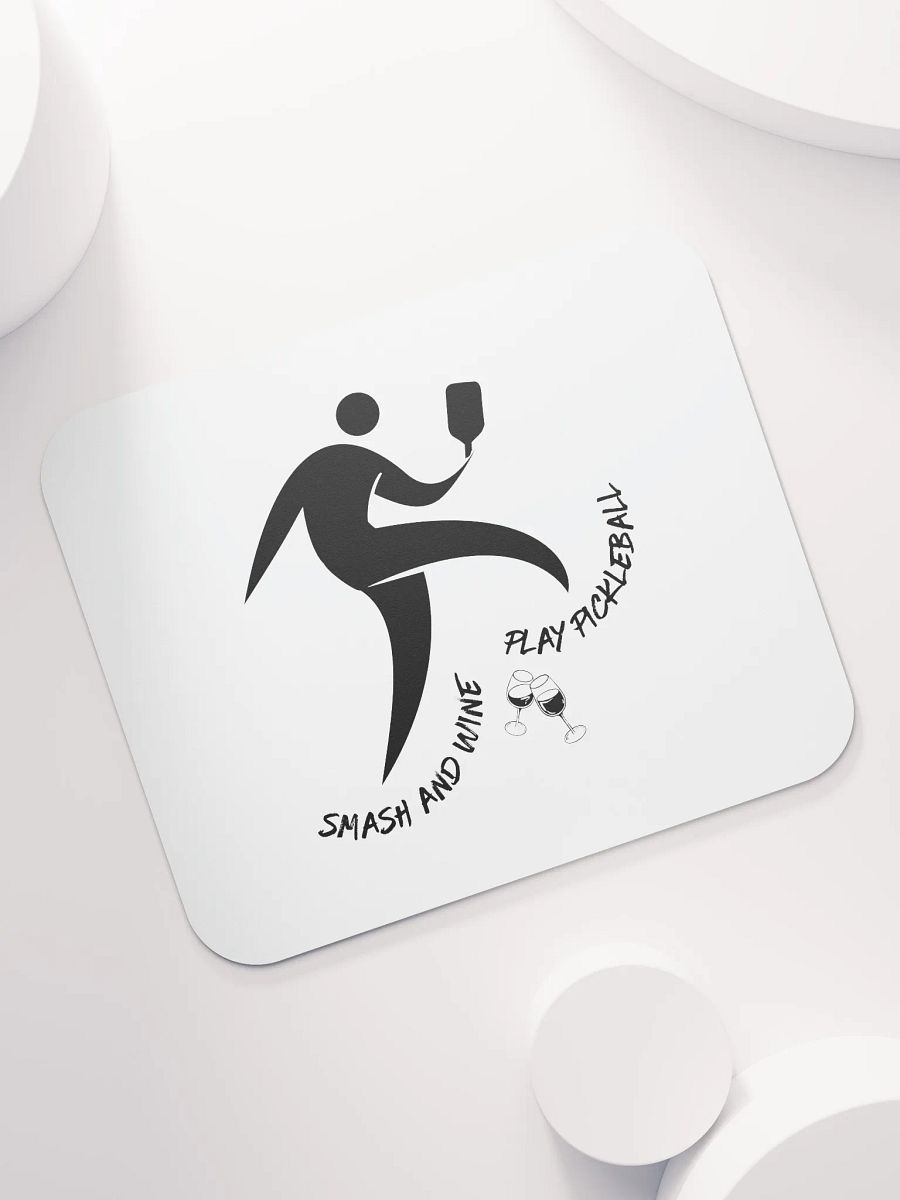 Smash and Wine Pickleball Invisible Elegance Mouse Pad product image (7)