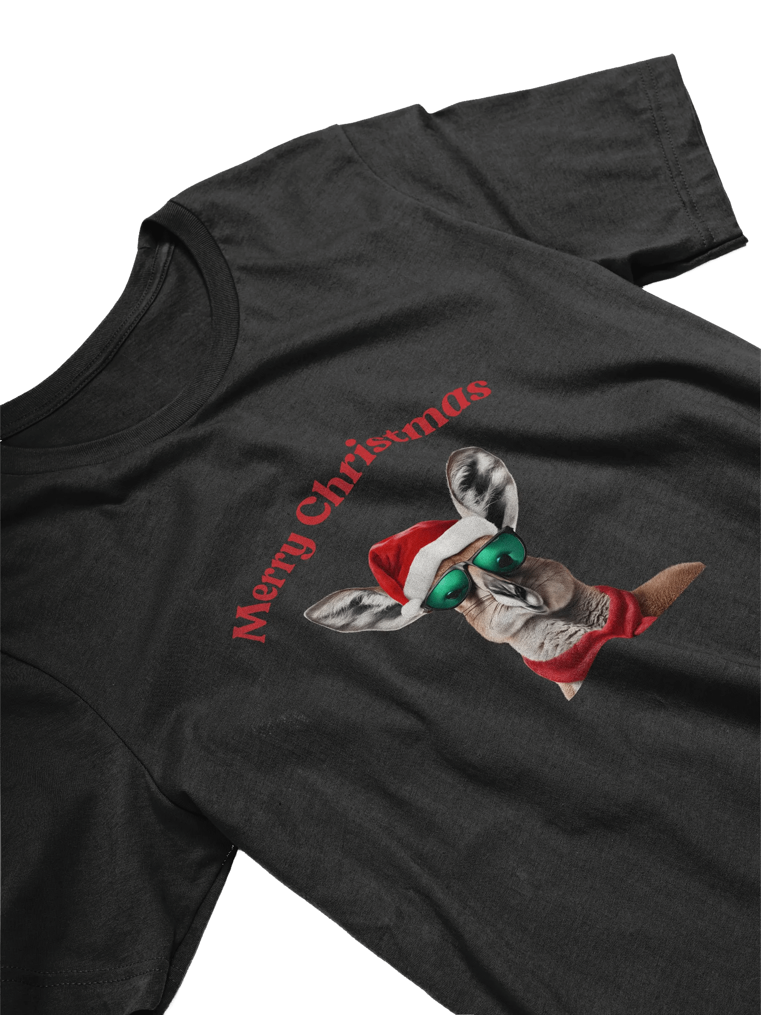 Festive Kangaroo Merry Christmas T-Shirt - Red product image (3)