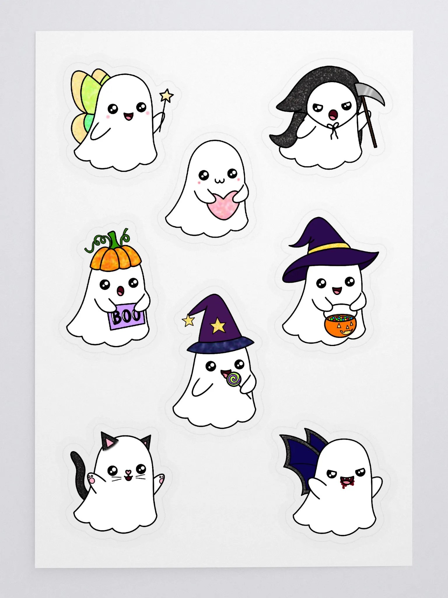 Ghostie Group Sticker Sheet product image (3)