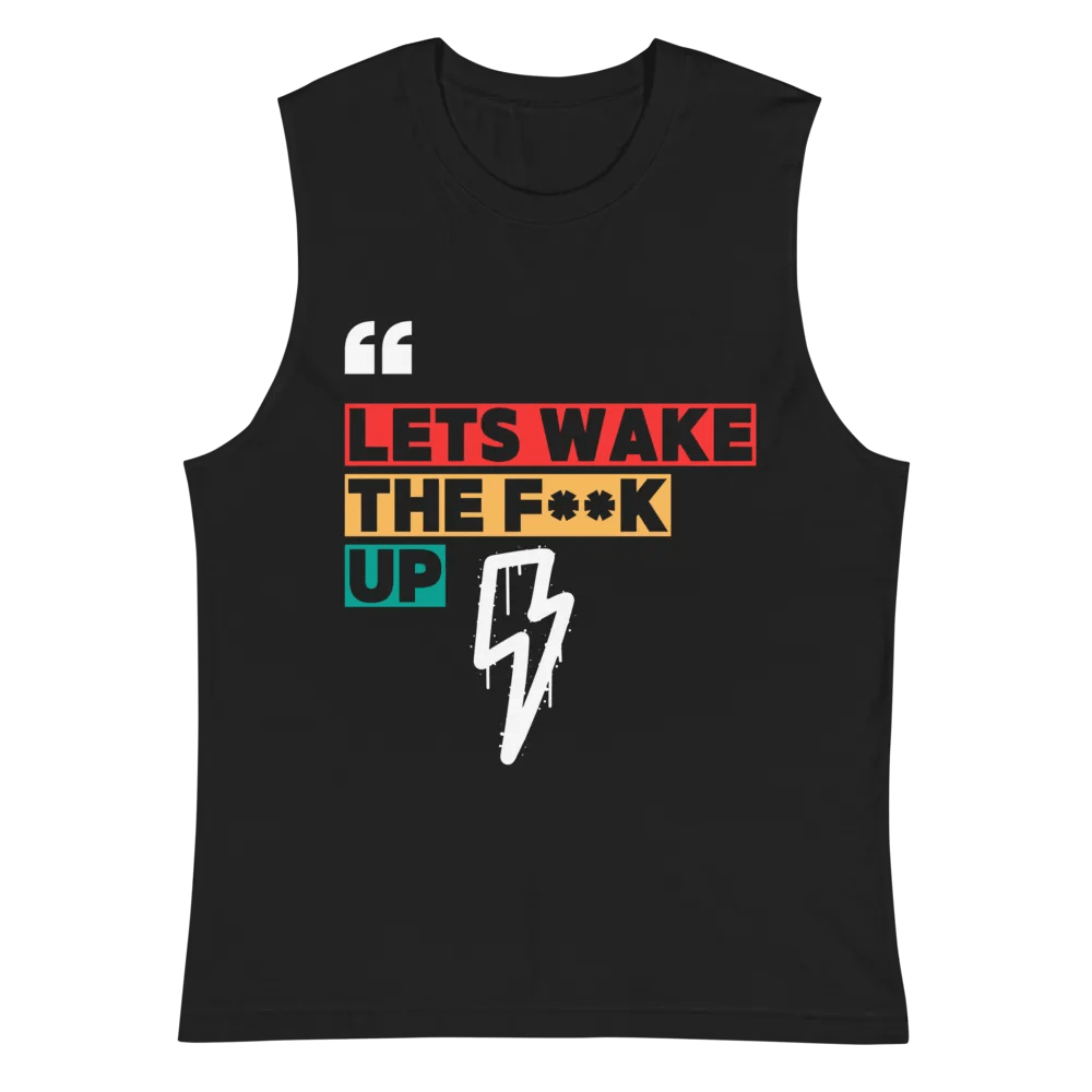 Lets Wake The F***k Up Unisex Gym Tee product image (2)