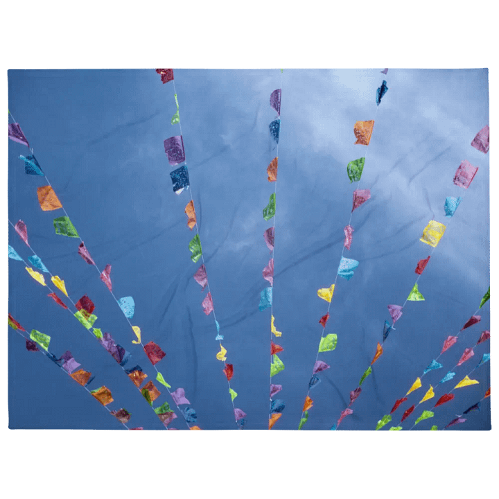 Papel Picado Throw Blanket product image (1)