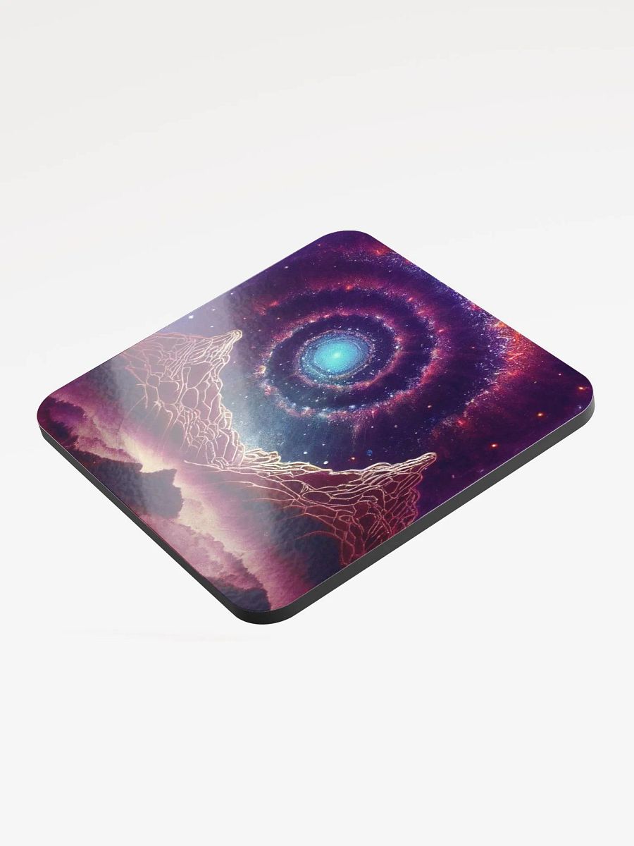 Cosmic Spiral Cork Coaster product image (3)