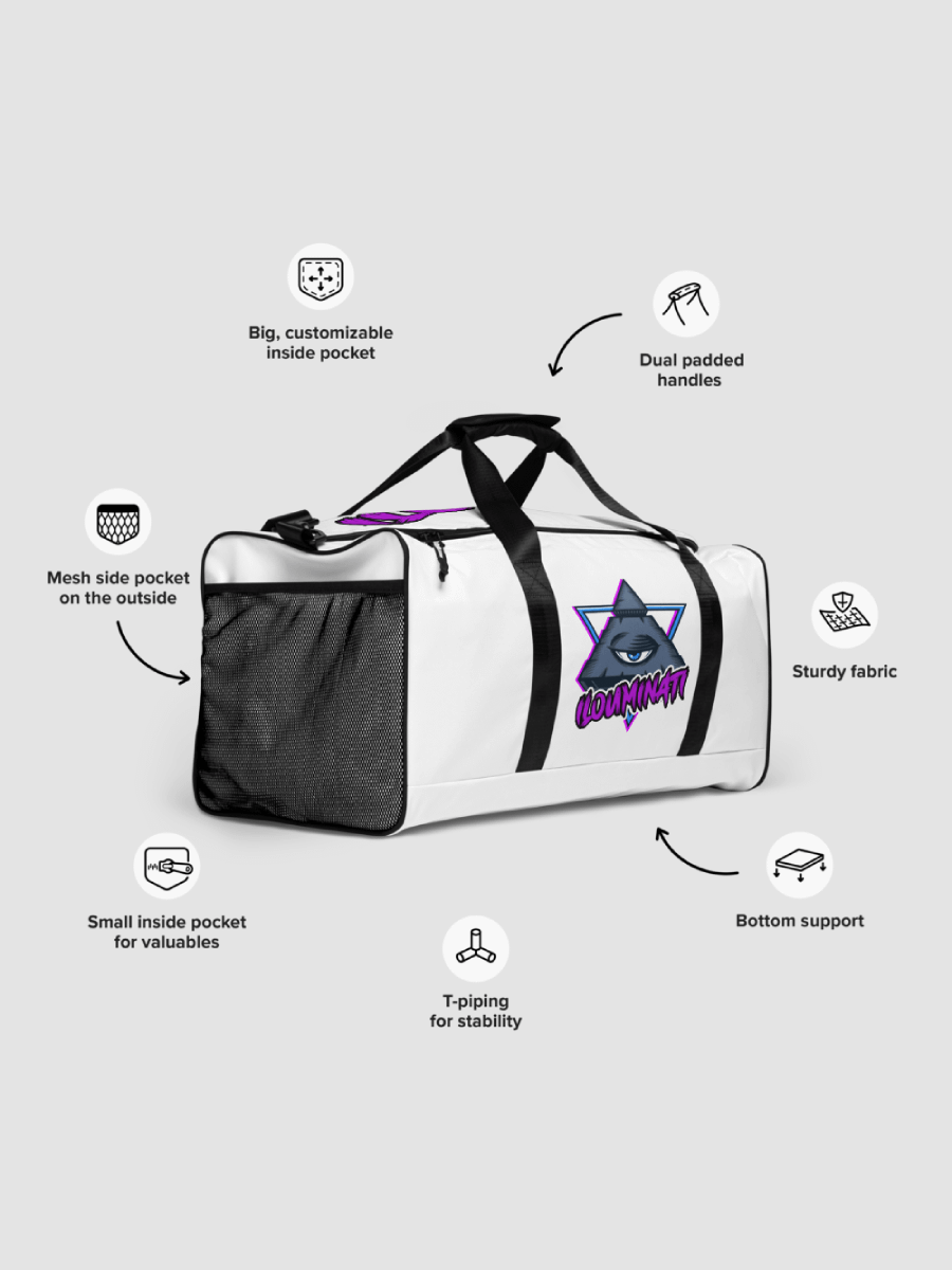 [TheLouHub] All-Over Print Duffle Bag product image (12)