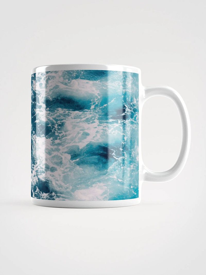 Ocean Swirl White Mug